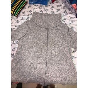 Plus size turtle neck